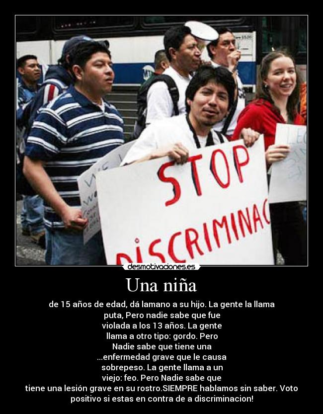 carteles discriminacion desmotivaciones