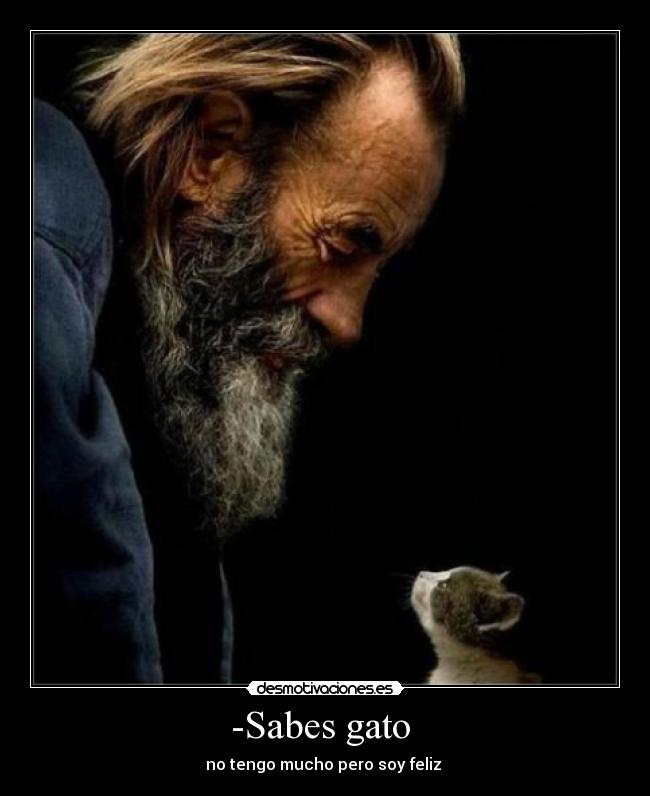 -Sabes gato -