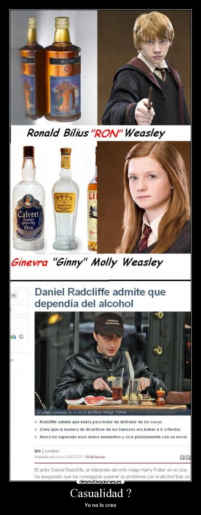 Casualidad ? - Yo no lo creo