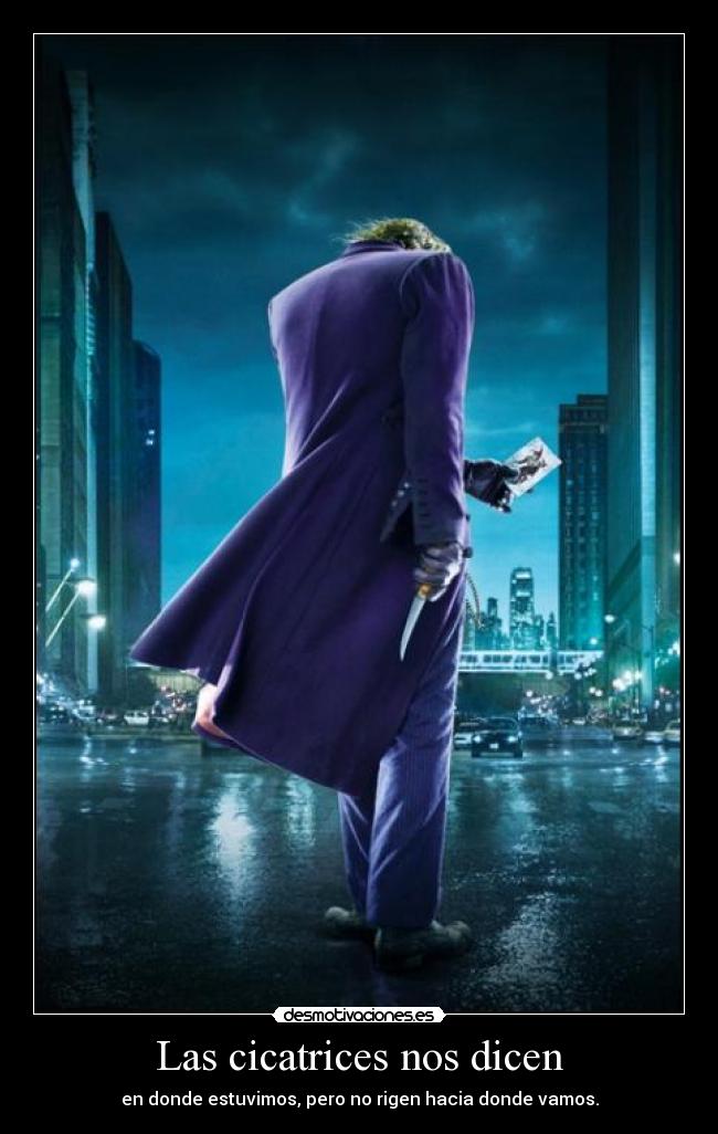 Las cicatrices nos dicen - 