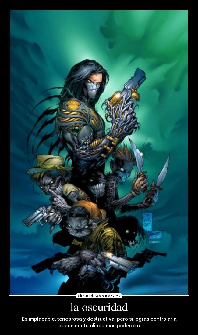 la oscuridad -