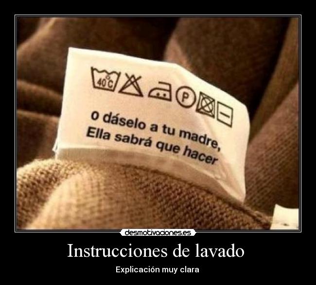carteles instrucciones lavado desmotivaciones