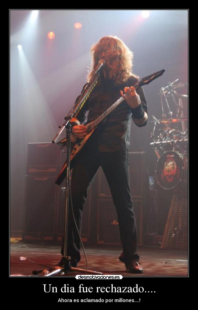 carteles dave mustaine megadeth desmotivaciones