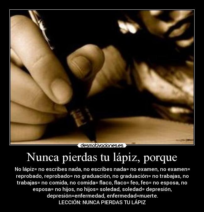 carteles lapices desmotivaciones