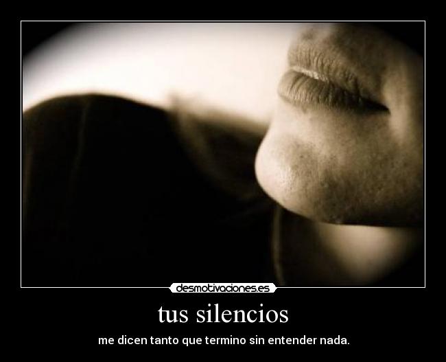 tus silencios -