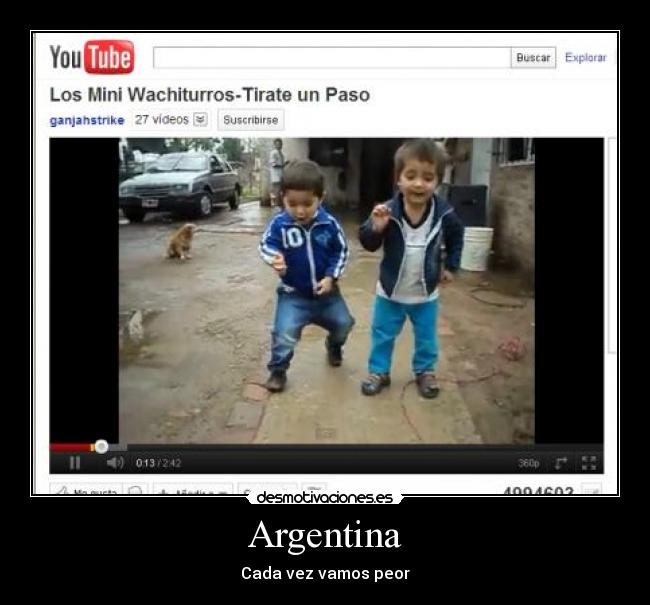 carteles wachiturros argentina musica mierda ninos desmotivaciones