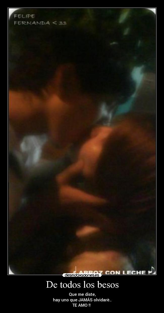 De todos los besos - 