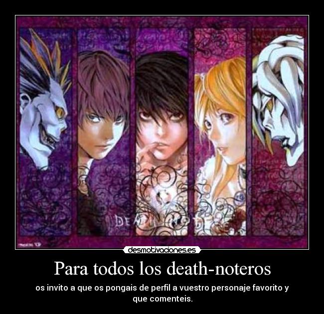 carteles oysterboy death note desmotivaciones