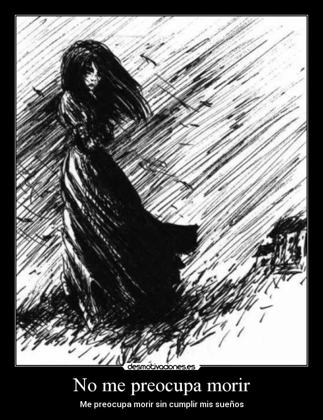 No me preocupa morir - 