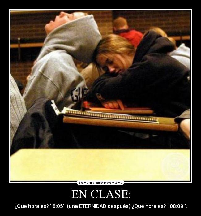 EN CLASE: -