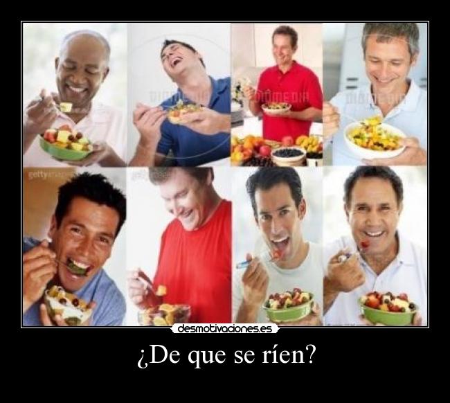 ¿De que se ríen? -