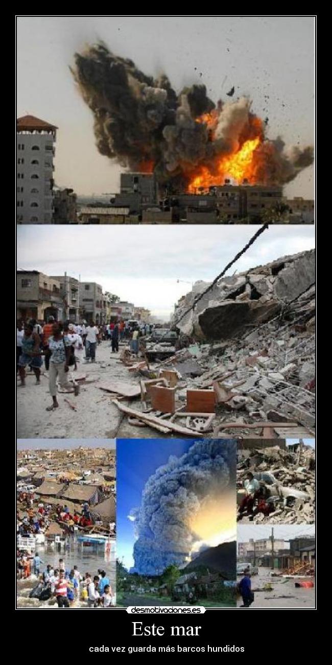 Este mar - cada vez guarda más barcos hundidos