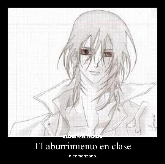 El aburrimiento en clase - 