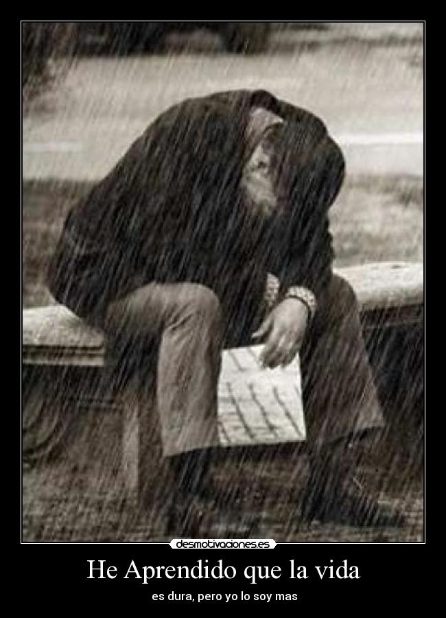 carteles vida vida dura desmotivaciones