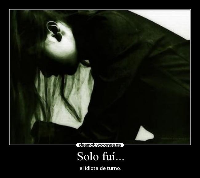 Solo fuí... -