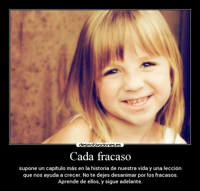 Cada fracaso -