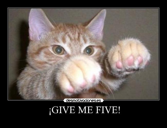¡GIVE ME FIVE! -