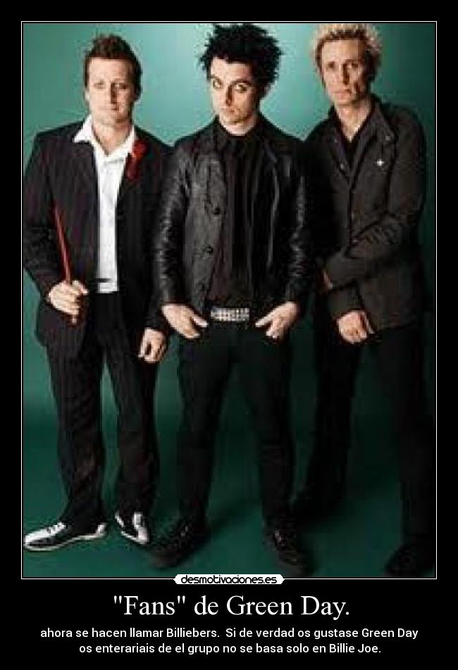 Fans de Green Day. - 