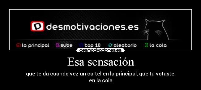 Esa sensación - 