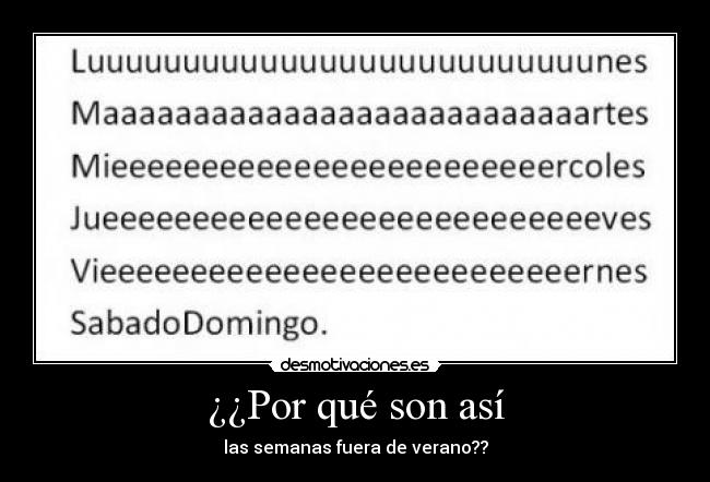 ¿¿Por qué son así - 