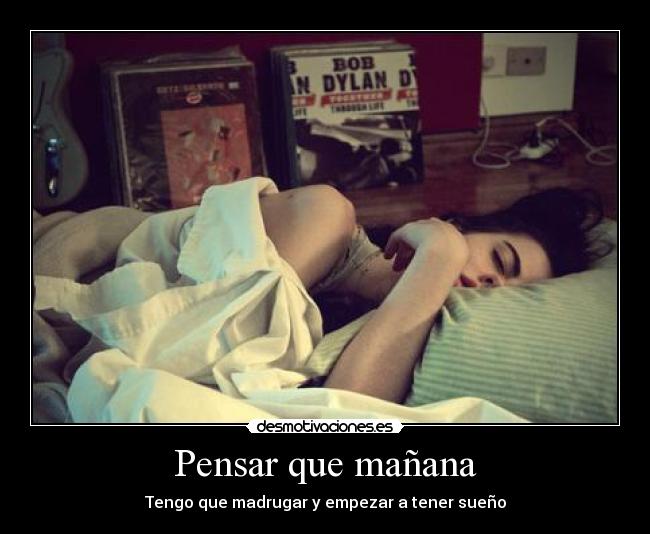 Pensar que mañana -
