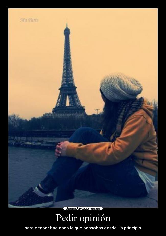 Pedir opinión - 