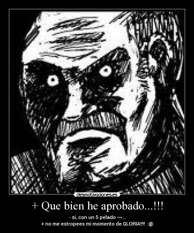 + Que bien he aprobado...!!! - 