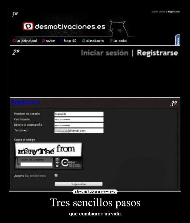 Tres sencillos pasos - 