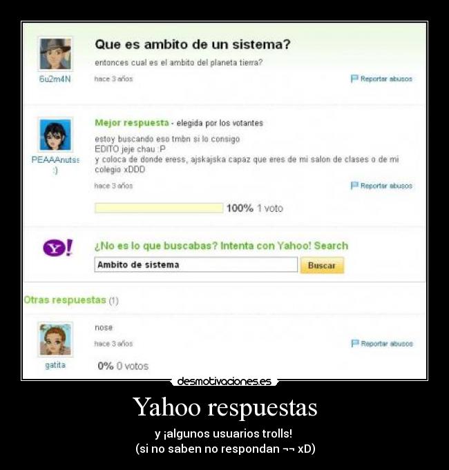 Yahoo respuestas - 