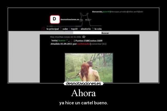 Ahora - ya hice un cartel bueno.