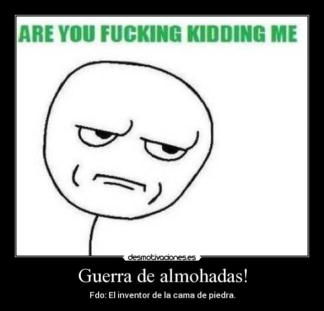 Guerra de almohadas! -