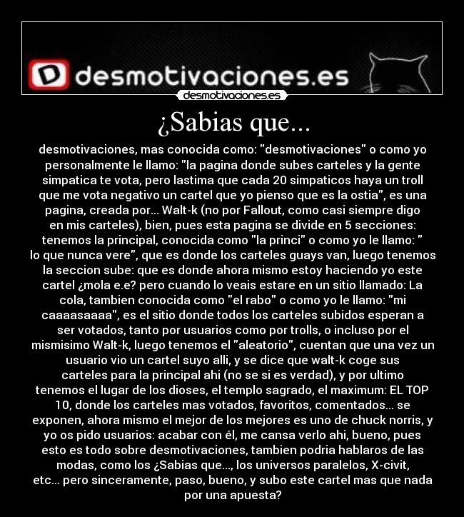 ¿Sabias que... -