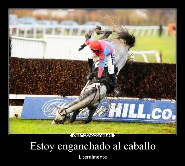 Estoy enganchado al caballo -