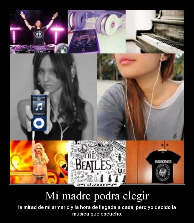 Mi madre podra elegir -