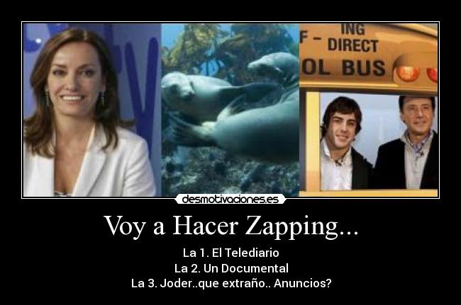 carteles zapping desmotivaciones