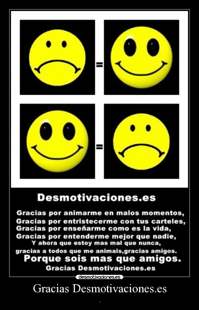 Gracias Desmotivaciones.es -
