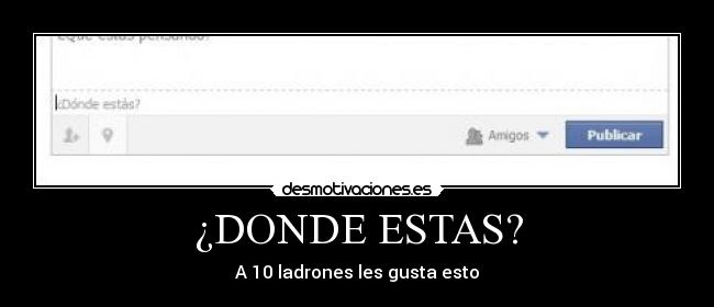 ¿DONDE ESTAS? - 