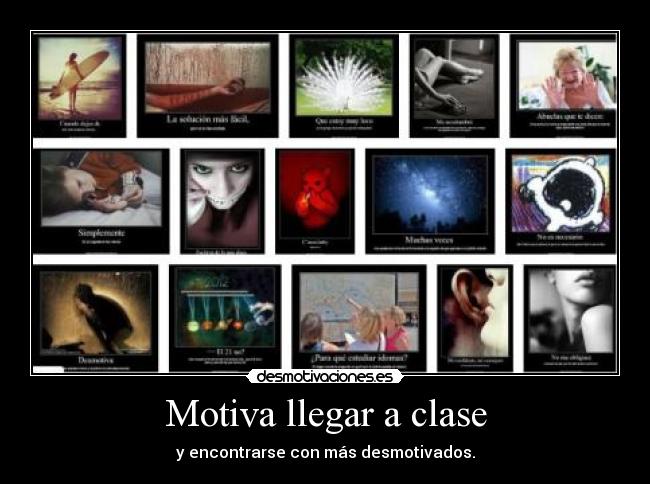 Motiva llegar a clase -
