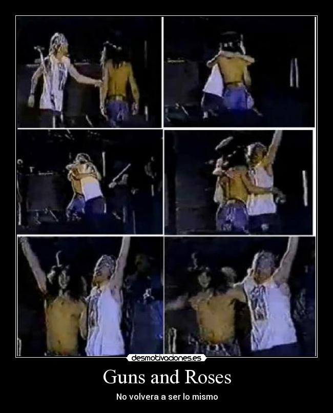 Guns and Roses - No volvera a ser lo mismo