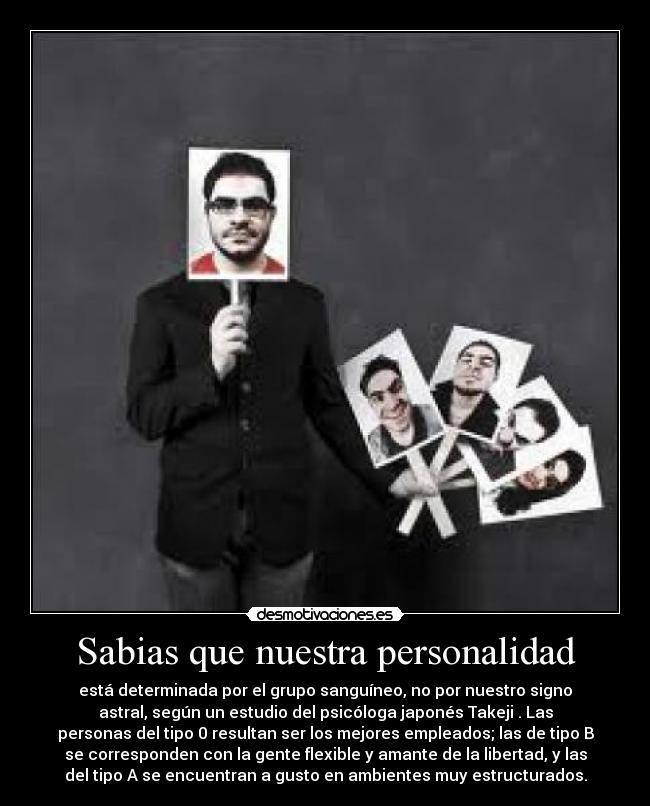 Sabias que nuestra personalidad - 