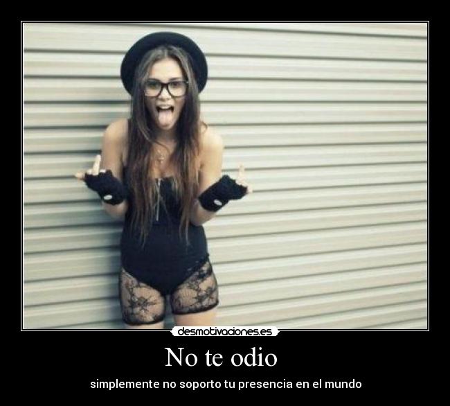 No te odio  - 