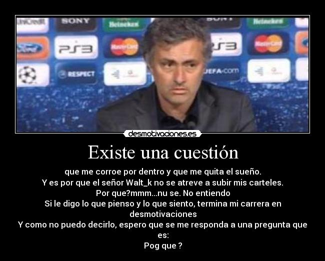 Existe una cuestión - 
