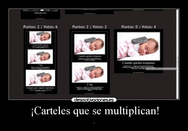 ¡Carteles que se multiplican! - .