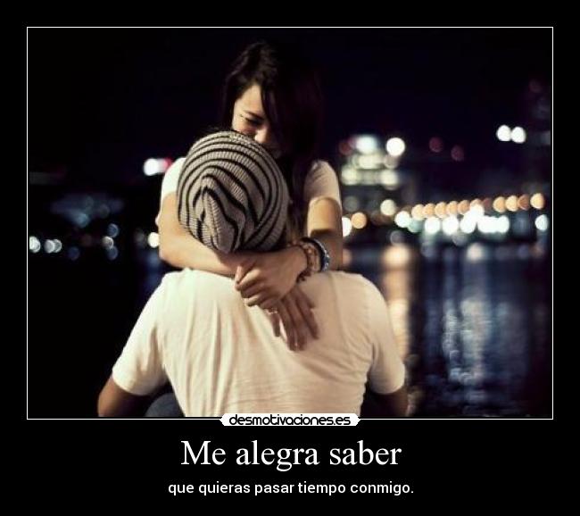 Me alegra saber - 