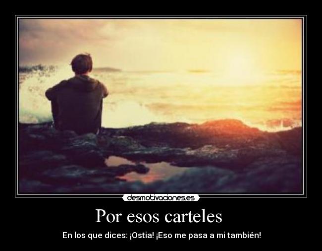 Por esos carteles  - 