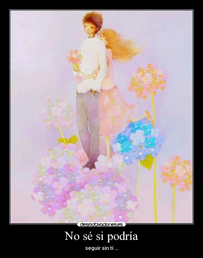 No sé si podría - seguir sin tí ...
