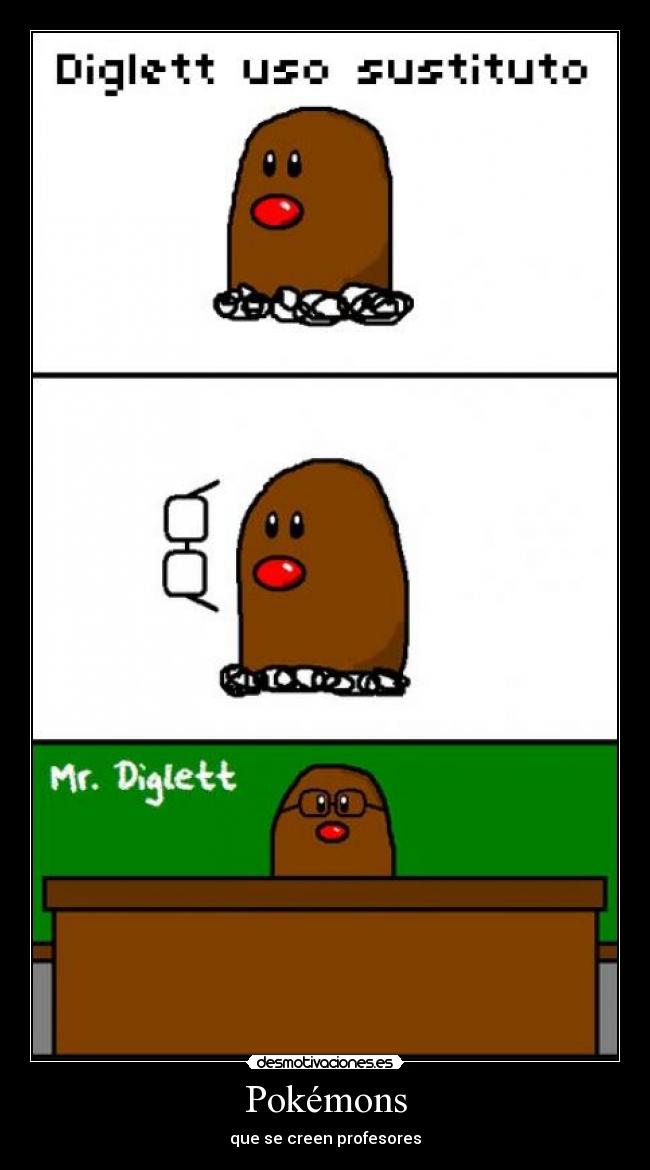 Pokémons - que se creen profesores