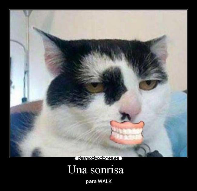 Una sonrisa -