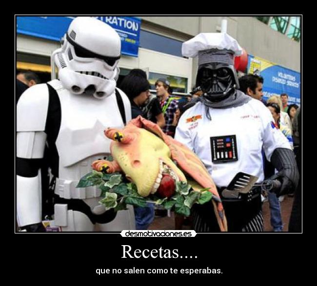 Recetas.... - que no salen como te esperabas.