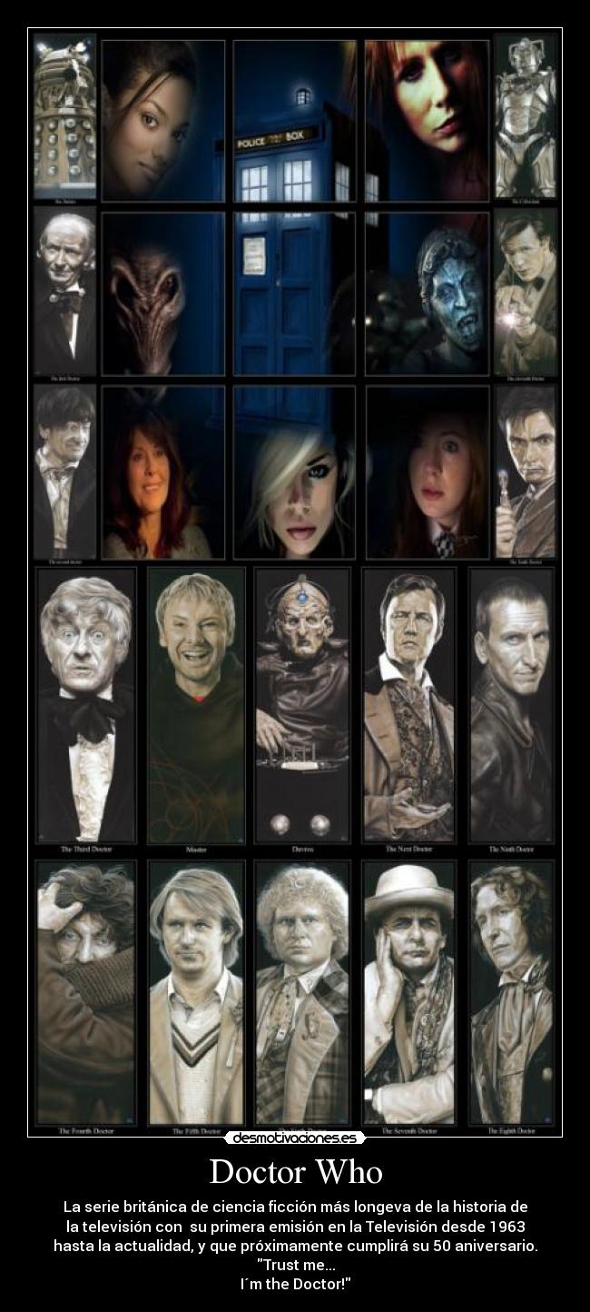 carteles doctor who mola mazo david tennant mejor nereagothic tardis desmotivaciones